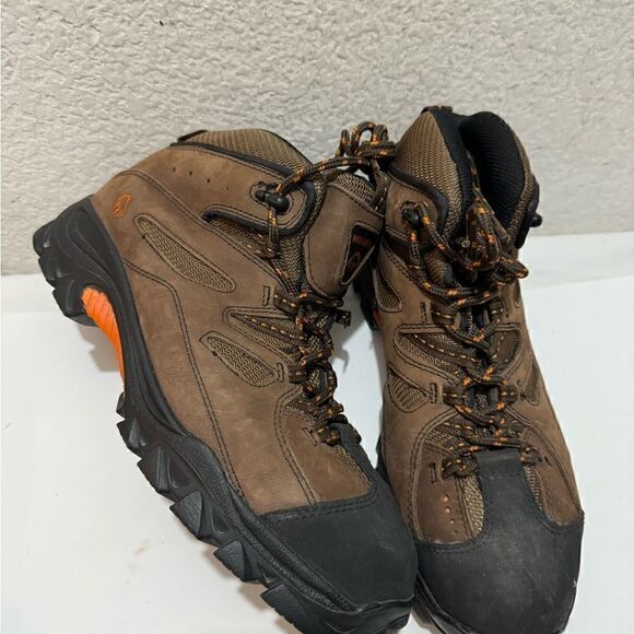 Wolverine Hudson  Steel Toe Work Boots Hiking Brown Mid Cut Size 9.5/42.5